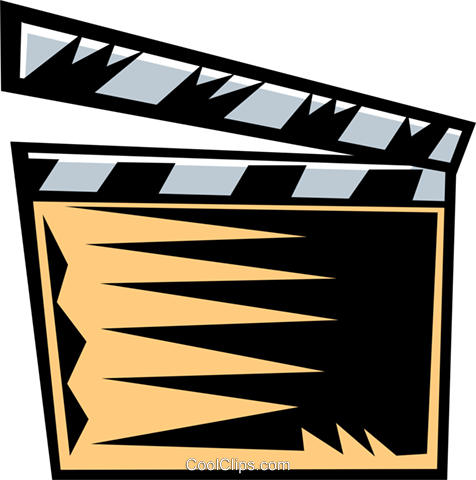 Clapboard Royalty Free Vector Clip Art Illustration (476x480), Png Download