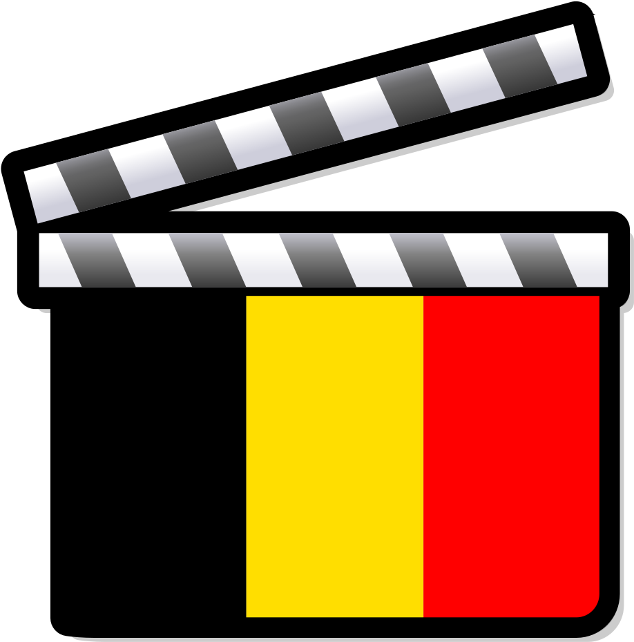 Belgium Film Clapperboard - Belgium Films (1024x1024), Png Download