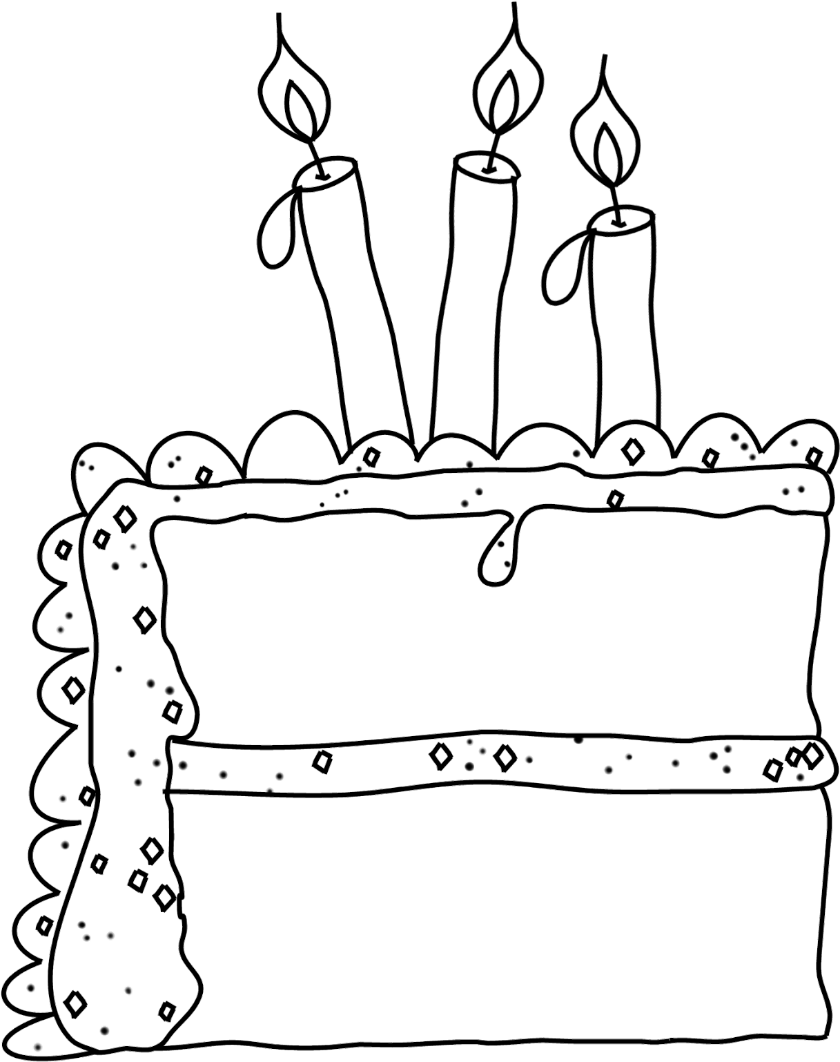 #f 17 Birthday Cake Slice - Drawing (1300x1600), Png Download