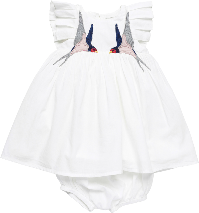 Stella Mccartney Kids Pear Baby Dress Birds - Dress (960x720), Png Download