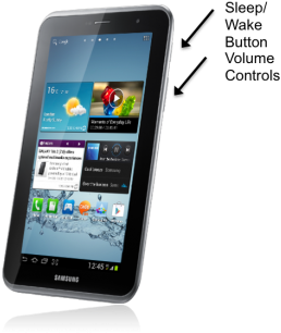 Samsung Galaxy Tab 2 310 (400x323), Png Download