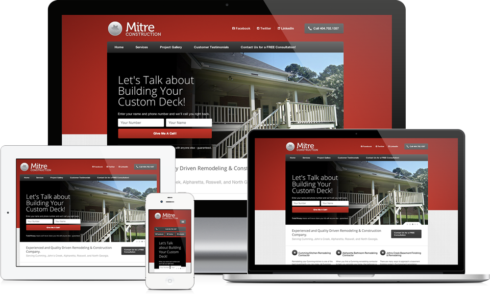 View Larger Image Atlanta Construction Company Website - Atlanta (960x577), Png Download