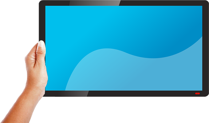 S - Tab In Hand Png (680x400), Png Download