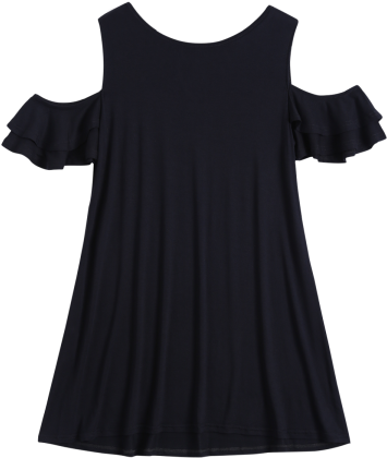 Zaful Women's Dresses Short Sleeves Casual Cold Shoulder - Dress (500x500), Png Download