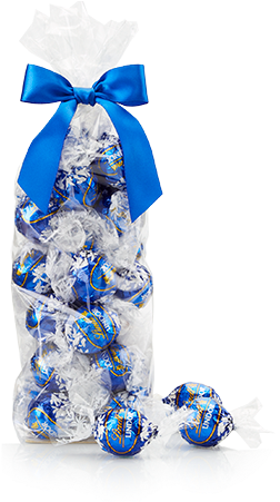 Dark Lindor Truffles 28-pc Bag - Gift Basket (450x450), Png Download