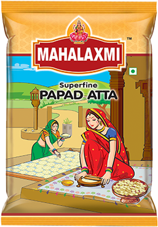 Freshco Mahalaxmi Papad Atta - Bread (800x800), Png Download