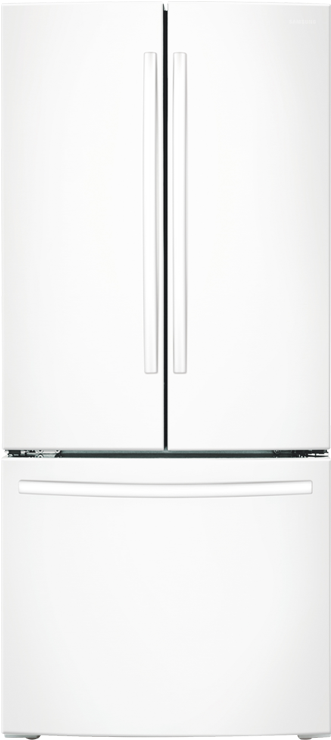 Samsung Bottom Freezer And French Doors Refrigerator - Refrigerator (519x804), Png Download