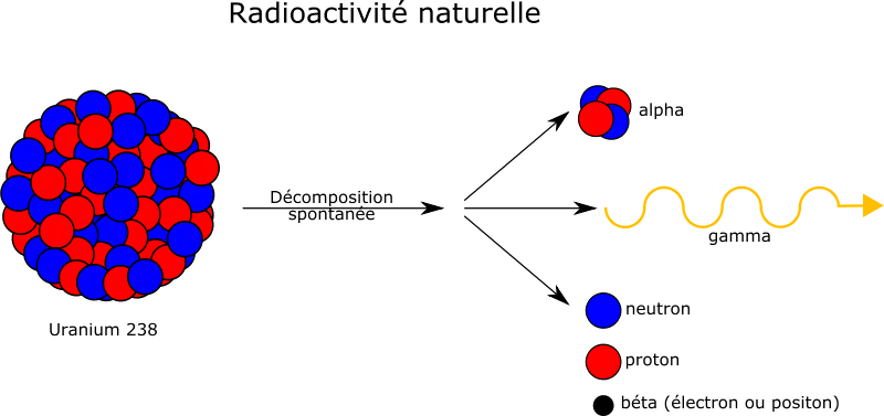 This Graphics Is Radioactivite Nature About Atom, Nucleus, - Radio Activity (800x377), Png Download