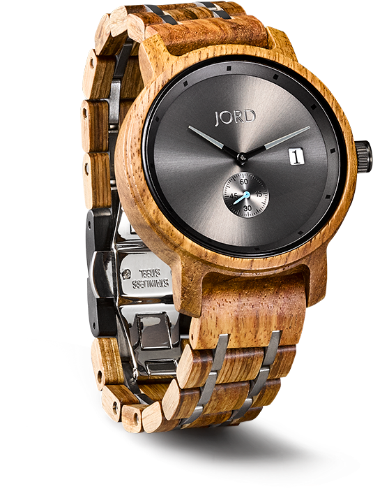 Cedar Watch Box Engraving - Hyde - Kosso & Gray - Men's Wood Watch (590x750), Png Download