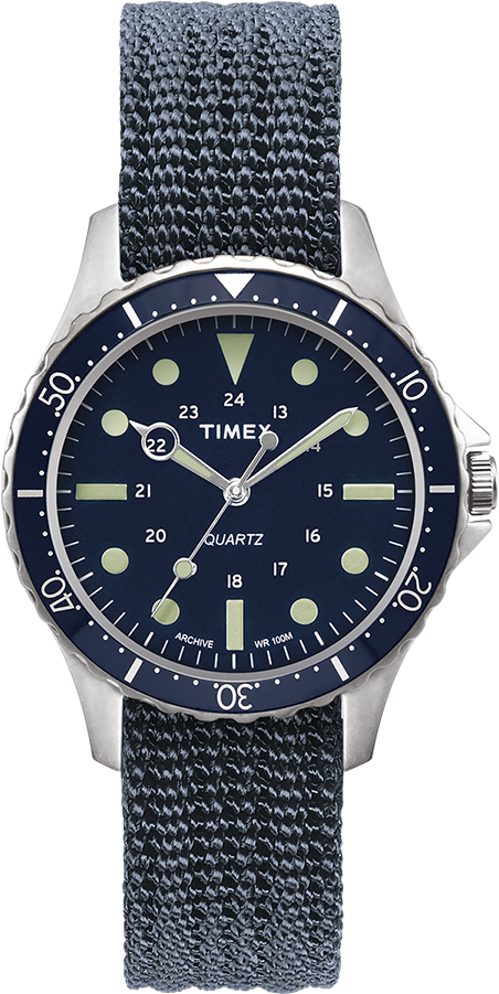Navi Harbor 38mm Fabric Strap Watch - Timex Archive Navi Harbor (750x900), Png Download