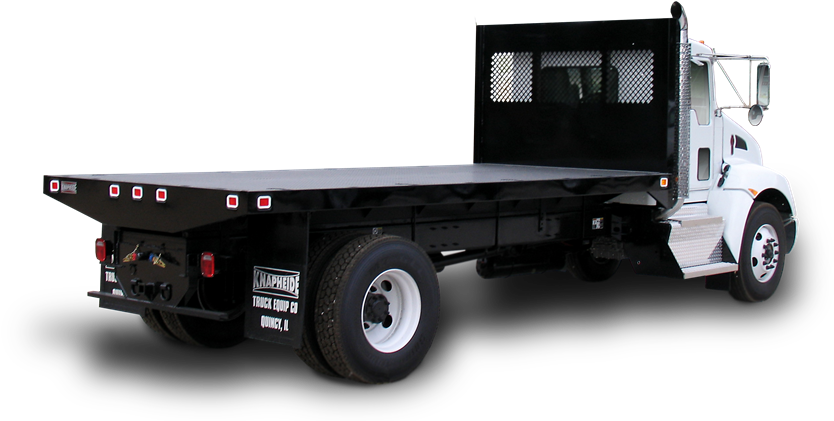 Cargo-hauler Platform Bodies - Truck Platform (883x443), Png Download