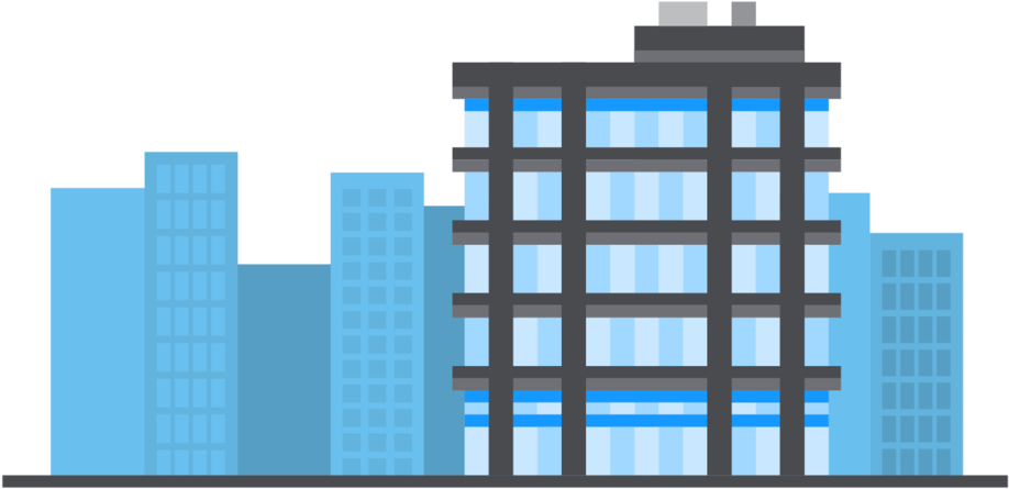 Bf Cards-08 - Commercial Building (1000x678), Png Download