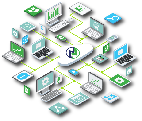 Cloud Computing Services Provider - Secure Enterprise Technology Infrastructure (619x550), Png Download