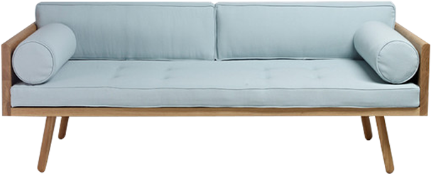 Modern Couch Transparent Png (640x268), Png Download