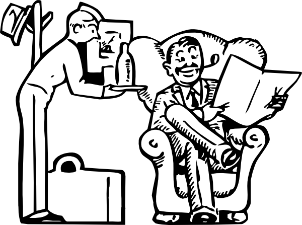 Hotel Service Clipart (600x447), Png Download