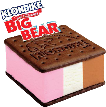 Klondike -) - Klondike Neapolitan Ice Cream (367x371), Png Download