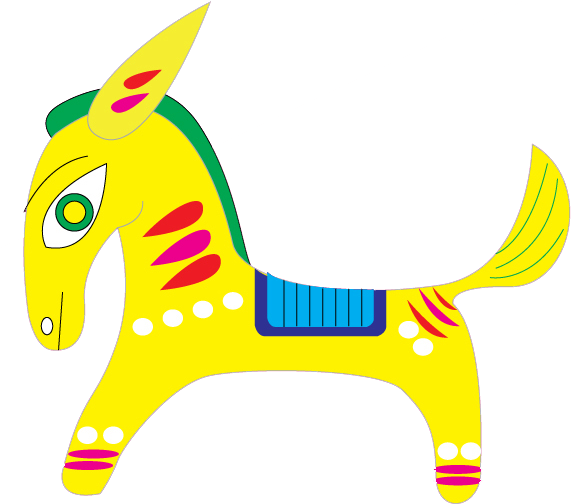 Horse - Pohela Boishakh Png (599x521), Png Download
