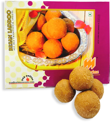 Buy Besan Laddoo At Madhurima Sweets® - Laddu (600x600), Png Download