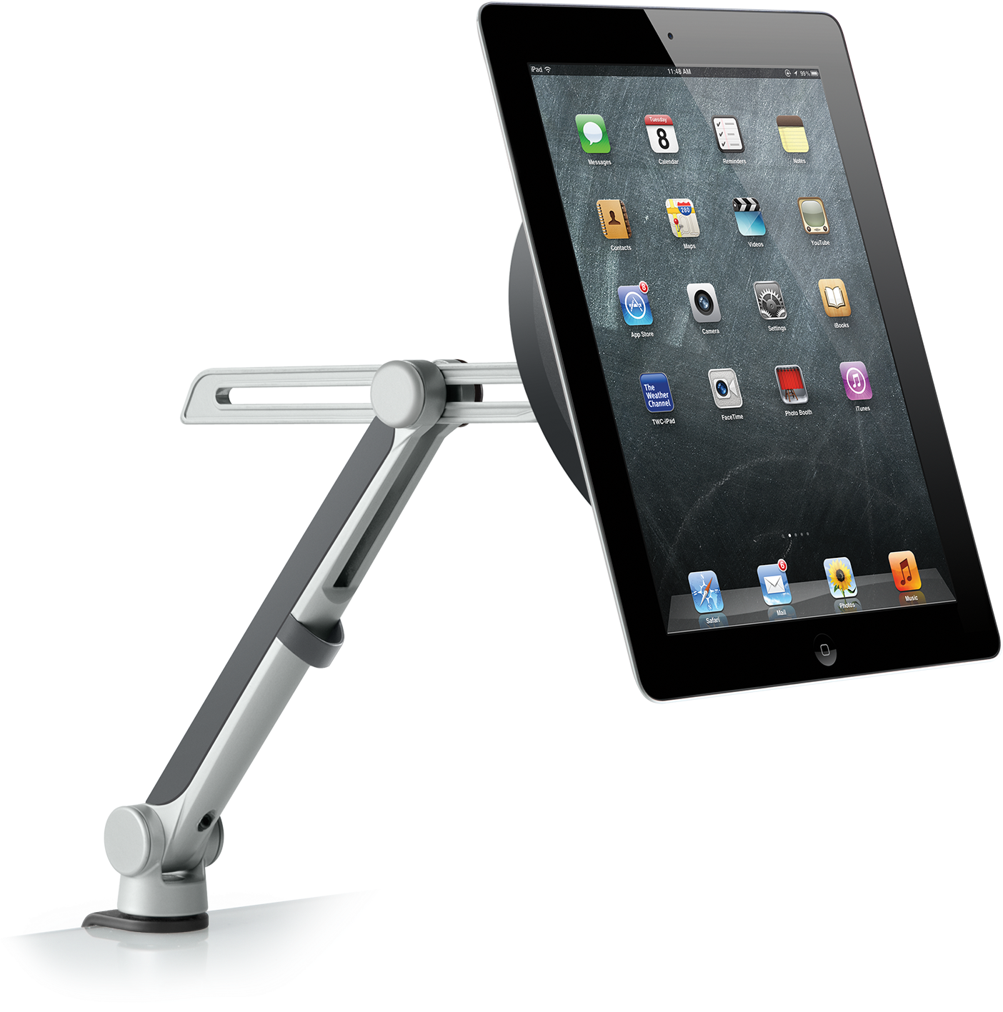 Tablet And Ipad Mount - Ergotech Tablik Articulating Tablet Arm (tblk-dc-etus-124) (1500x1500), Png Download