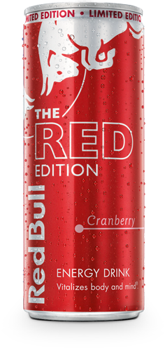 The Taste Of Cranberry - Red Bull Red Edition (260x496), Png Download