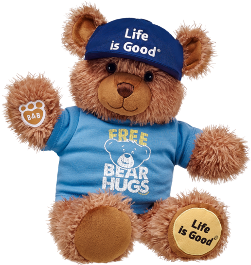 Build A Bear® Free Hugs Teddy - Life Is Good Build-a-bear Free Hugs Teddy (570x570), Png Download