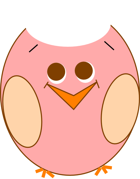 Happy Owl Clipart 2 By Allison - Happy Owl Clipart (468x597), Png Download