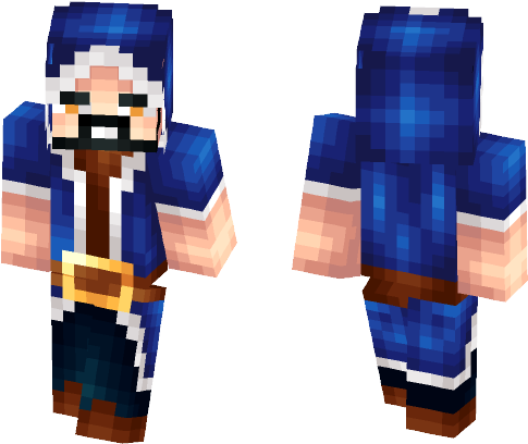 Download Clash Of Clans Wizard Minecraft Skin For Free - Minecraft Skins Mecha Sonic (584x497), Png Download