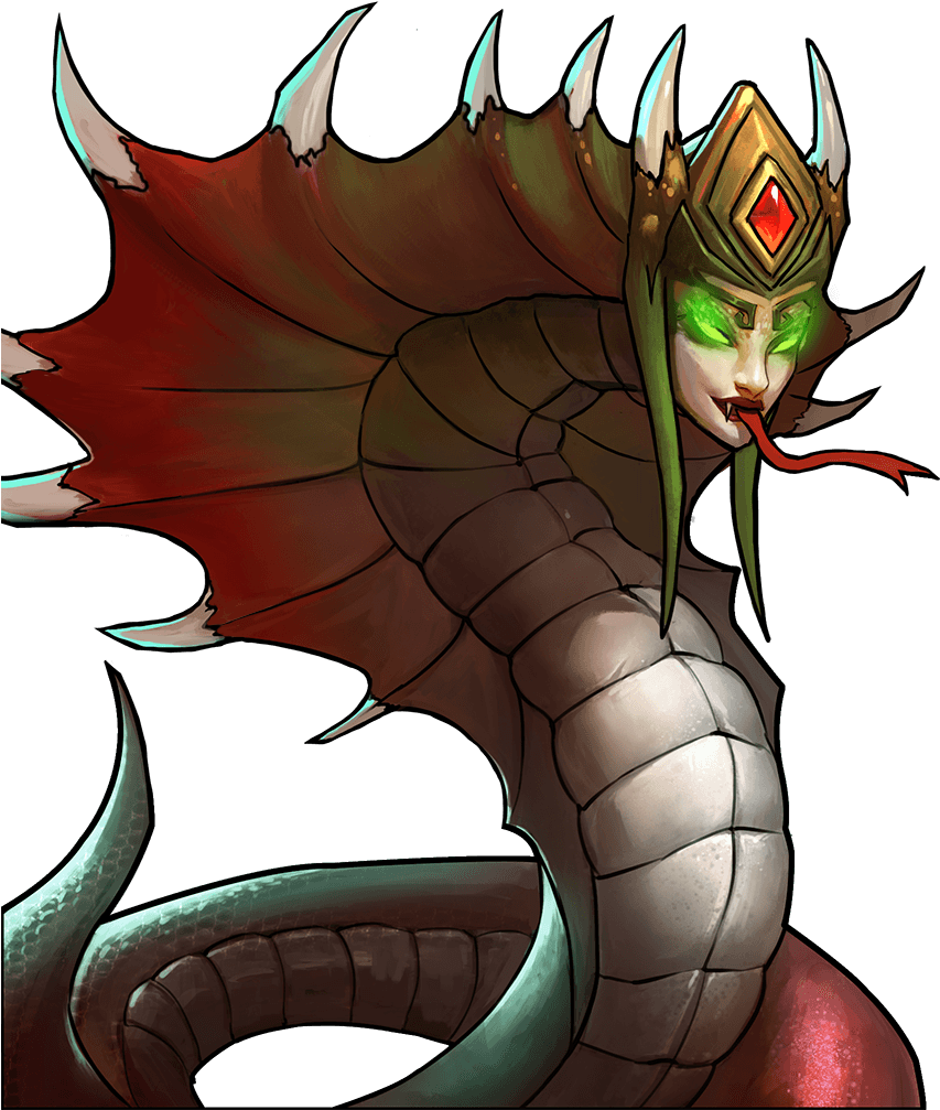 Troop Naga Queen - Naga Queen Gems Of War (1024x1024), Png Download