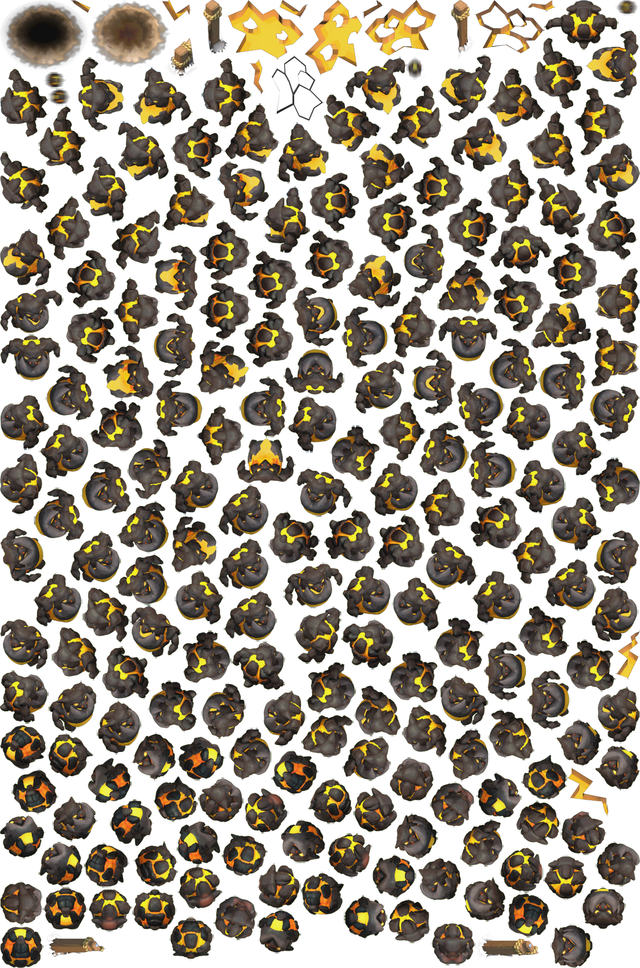 Https - //i - Redd - It/akivxu6v1iu01 - Clash Royale Lava Golem (1264x1910), Png Download