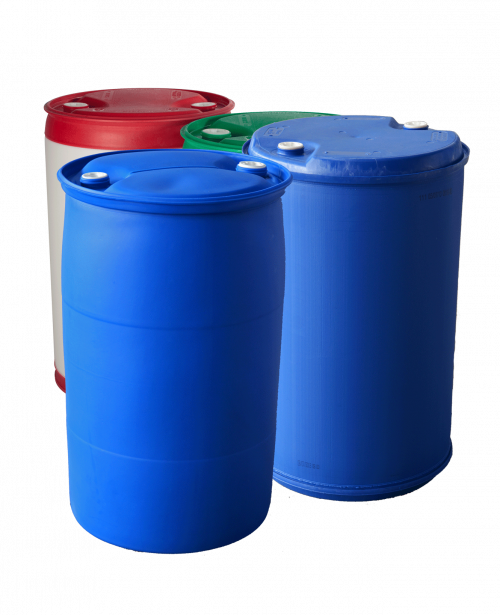 Plastic Largeplasticdrum - Drum Plastic (500x615), Png Download