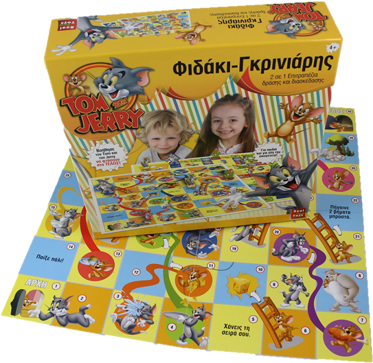 Tom And Jerry - Pattern (939x626), Png Download