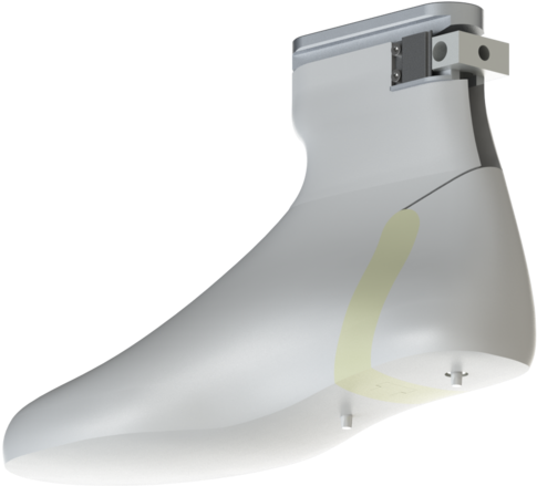 Direct Injection Shoe Lasts With Hinged Version - Shoe (1000x563), Png Download