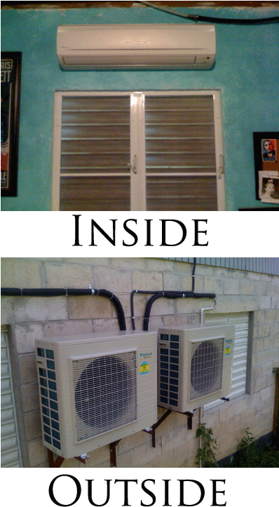 Inverter Split Ac Units Purchased And Installed In - Split Ac Units (397x739), Png Download