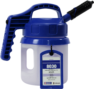 Oilsafe Mini Spout 1-5 Liter Blue - Litre (400x600), Png Download