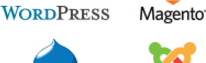 Icon Cms Platforms - Wordpress From A To W (736x200), Png Download