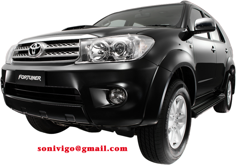 Black Fortuner 2009 - Toyota Fortuner Black (785x549), Png Download