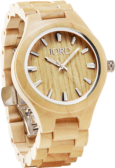 Wood Watches - Fieldcrest Maple - Wood Watch By Jord (590x750), Png Download