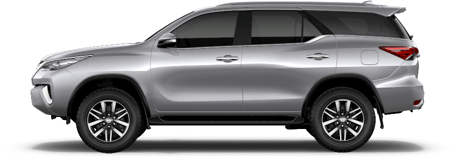 Toyota Fortuner - Grey 2017 Mitsubishi Outlander (980x430), Png Download