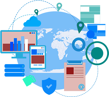 Outsourcing Png - World Map (474x400), Png Download