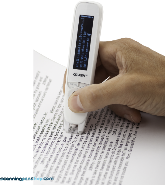Picture Of The C-reader Reading Book Text - C-pen Reader Talking Text Scanner (650x650), Png Download