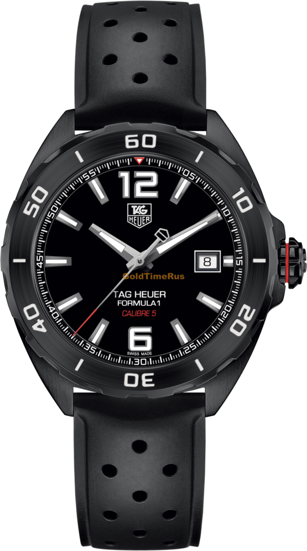 Watches Png Free Download - Tag Heuer Formula 1 Waz2115ft8023 (600x1075), Png Download