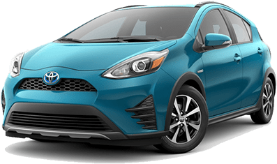 Toyota Prius C 2019 (569x305), Png Download