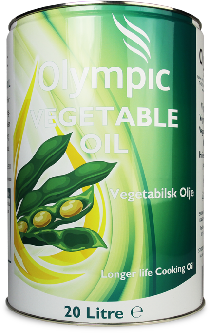 Olympic Vegetable Oil 20l Drum - Graphic Design (587x800), Png Download