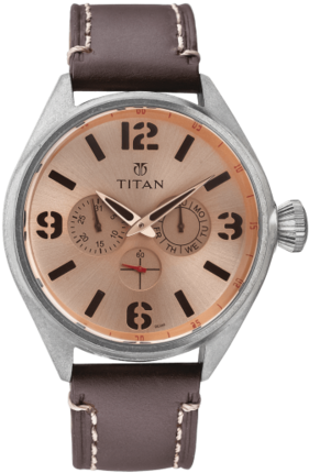 Hand Watch - Titan 9478ql04j (370x500), Png Download