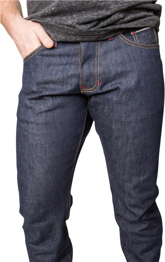 Hockey Cut Men's Selvedge Jeans - Detroit Denim Company (720x1080), Png Download
