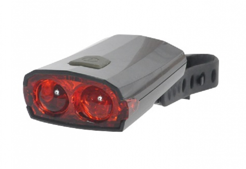 Alpha Usb Rechargeable Rear Twin Led Bike Light Ap58r - Rear Led Bike Light (500x500), Png Download