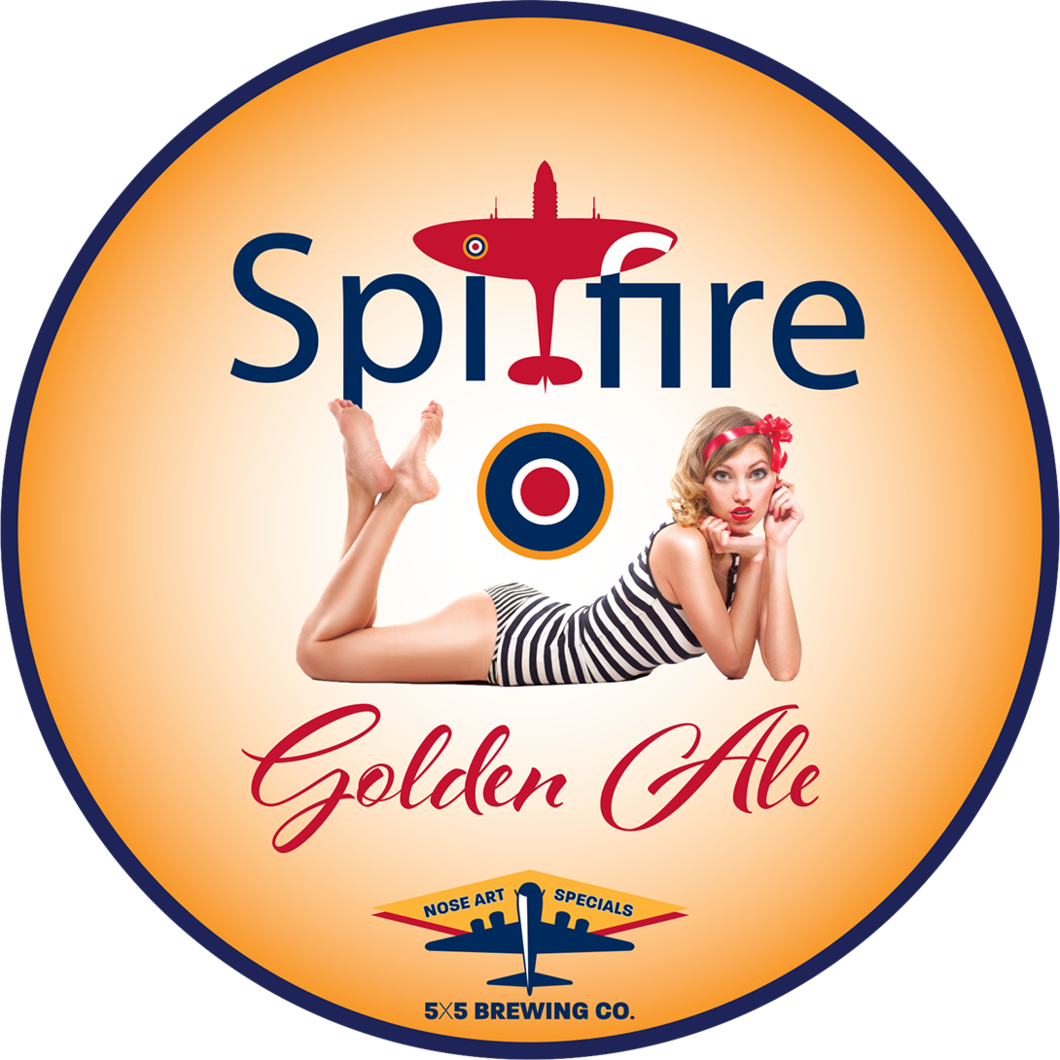 Spitfire Golden Ale - Circle (1060x1060), Png Download