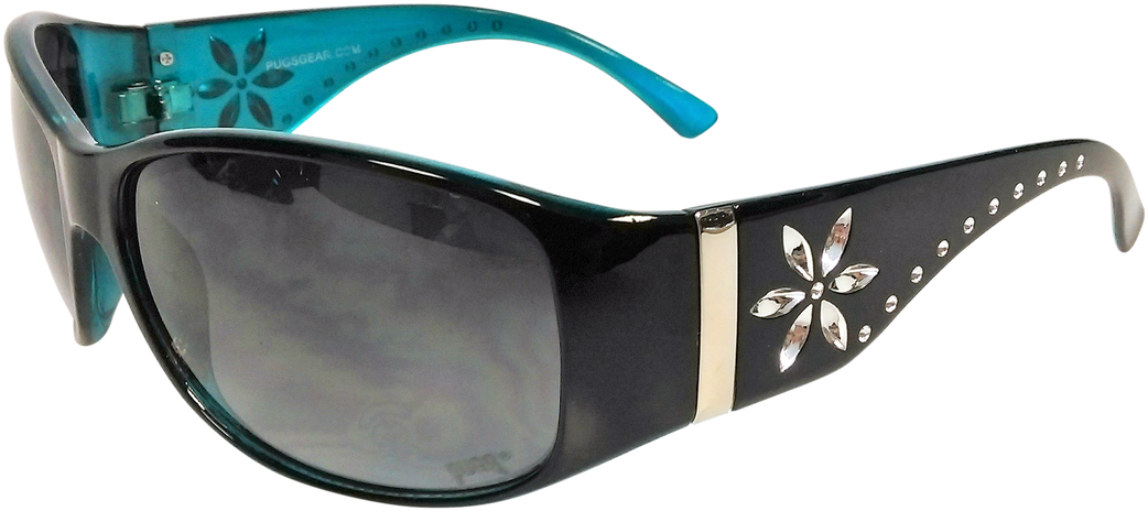 Women's F10 Fashion Sunglasses In Gloss Black Front - Sunglasses (1280x717), Png Download