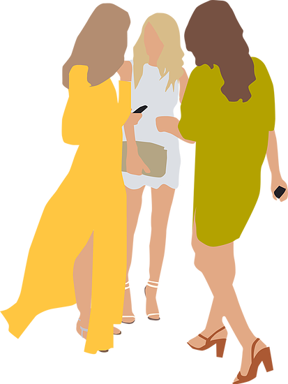 Pin By Chiara Ricaldone On Silhouettes - Illustration (413x550), Png Download