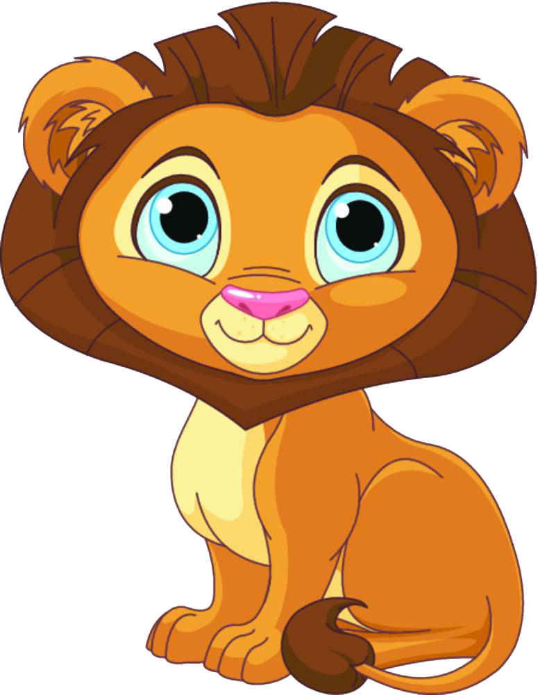 Lion Cartoon Clip Art - My Animal Abc Book (775x1000), Png Download
